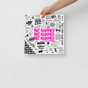 “Not Ashamed” Cover Art Poster